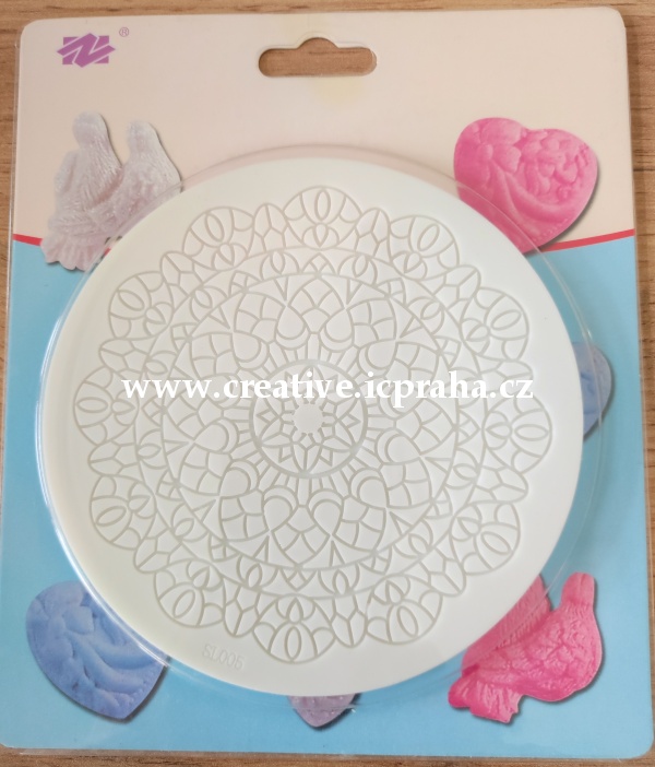 forma silikonová - Mandala 12cm